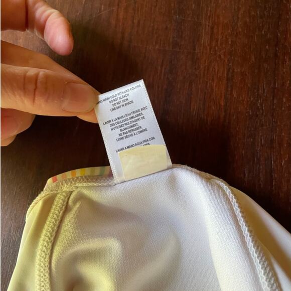 Girls Swimsuit Ruffle Butts One-piece Long-sleeve Pink Blue White Size 3T EUC - Picture 11 of 11